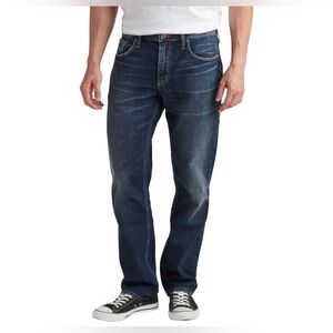 Silver Jeans Co. Men's Machray Classic Straight Jeans 32X30